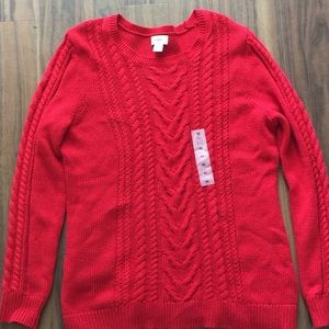 Beautiful new red sweater